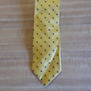 Land End's Gold with Blue Dots Tie